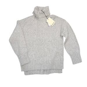 Industry Republic Gray Turtleneck Sweater Small Normcore Quiet Luxury Small NWT